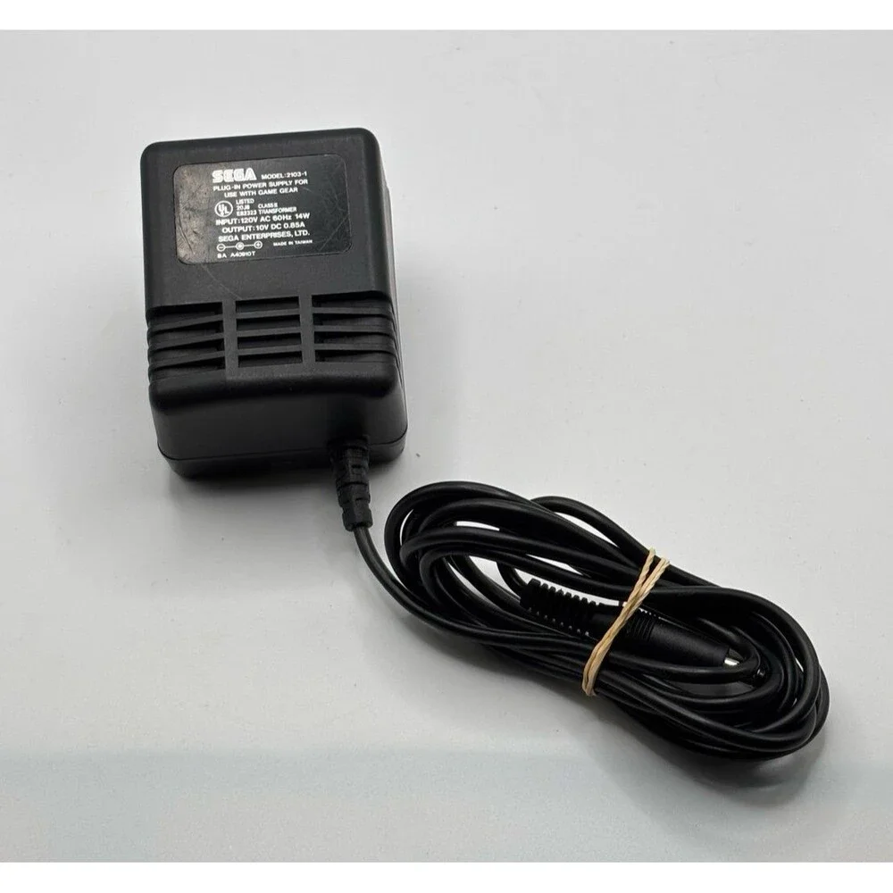 SEGA Model 2103-1 OEM Plug in Power Supply For Sega Game Gear